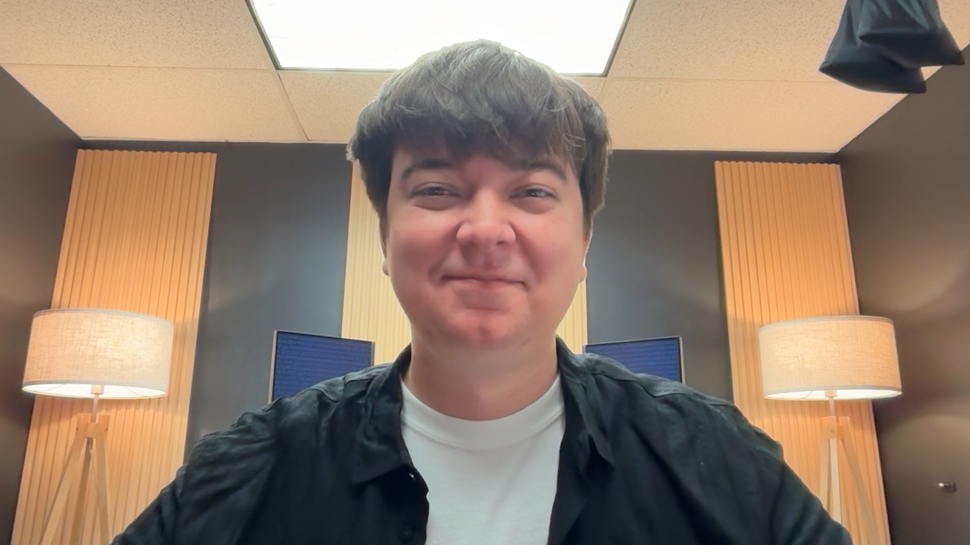 Before — A typical laptop webcam