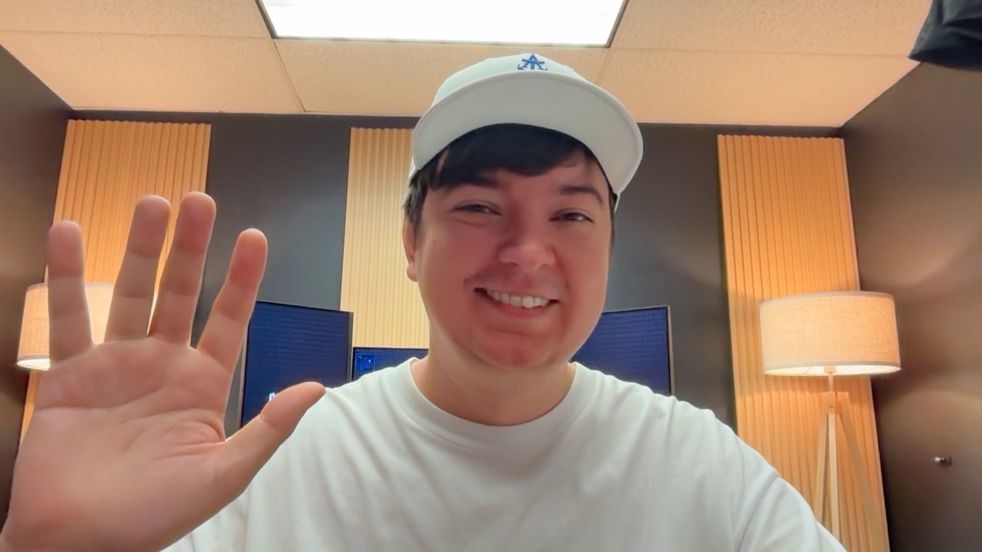 Before — A typical laptop webcam